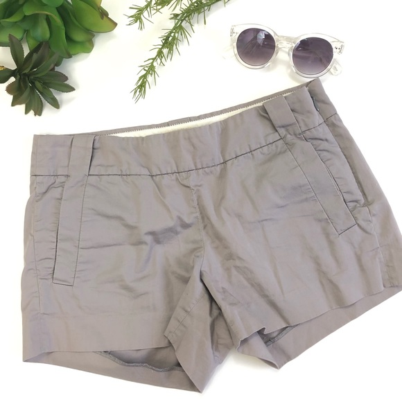 J. Crew Pants - J. Crew City Heavy Poplin Brown Shorts Size 0